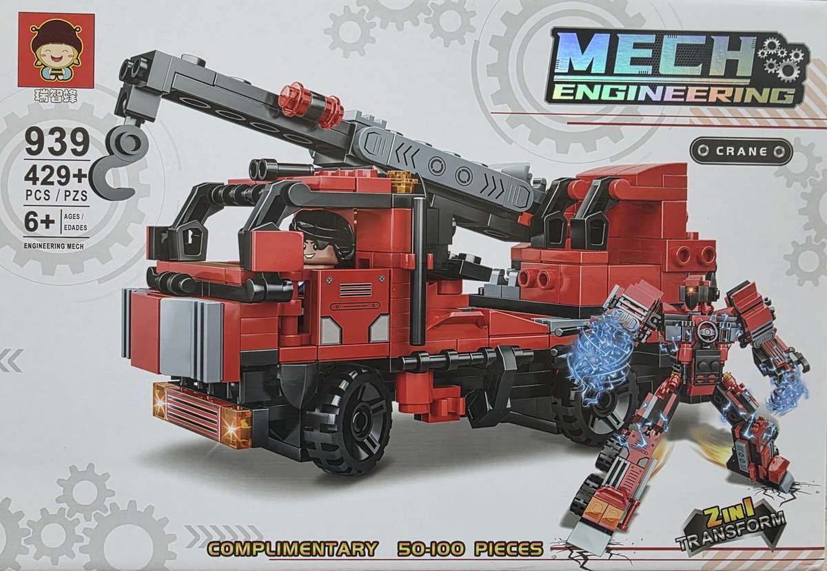 Mech Engineering 2in1 Transformer CRANE (429 pcs)
