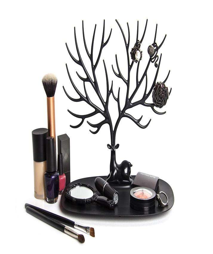 Jewelry Necklace Earring Deer Stand Display Organizer