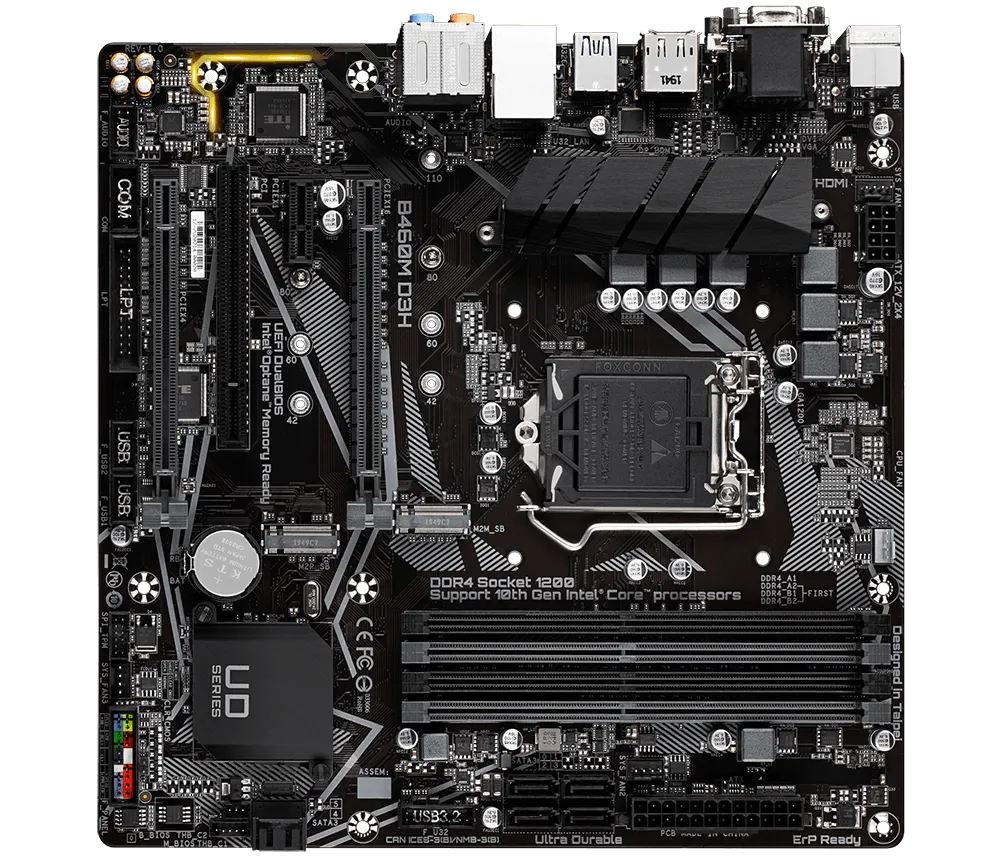Gigabyte Intel® B460M-D3H Ultra Durable Motherboard