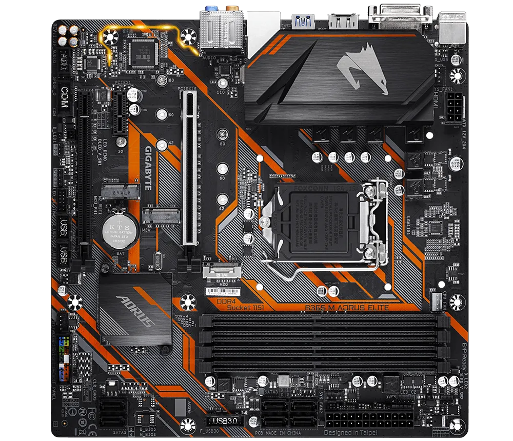 B365M Aorus Elite Gaming Motherboard