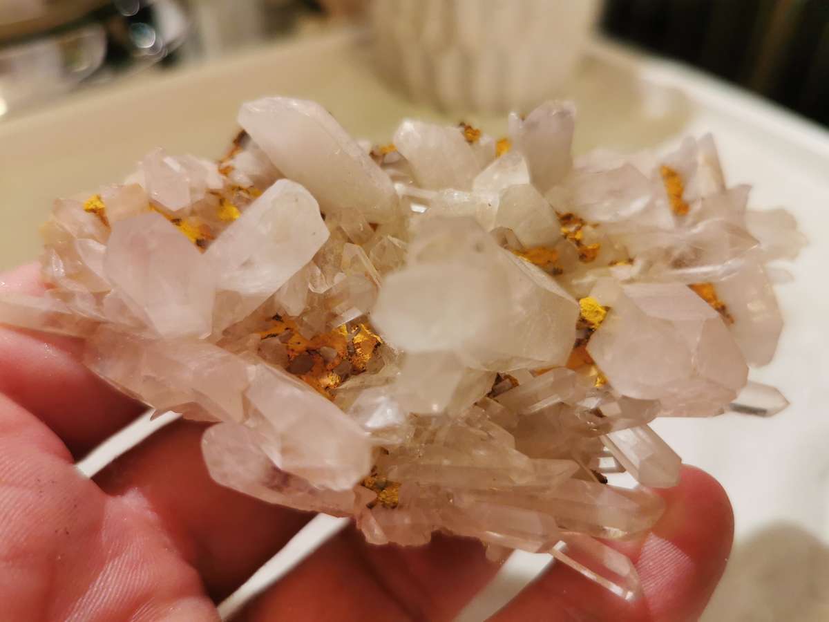I am a natural Quartz cluster