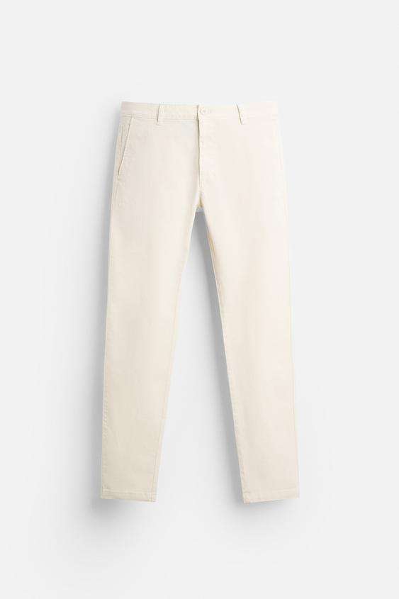 Original Zara Mens Slim Chinos (Choose Size at checkout)