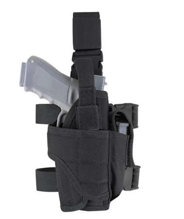 Drop Right Leg Gun Holster Gun Bag - BLACK