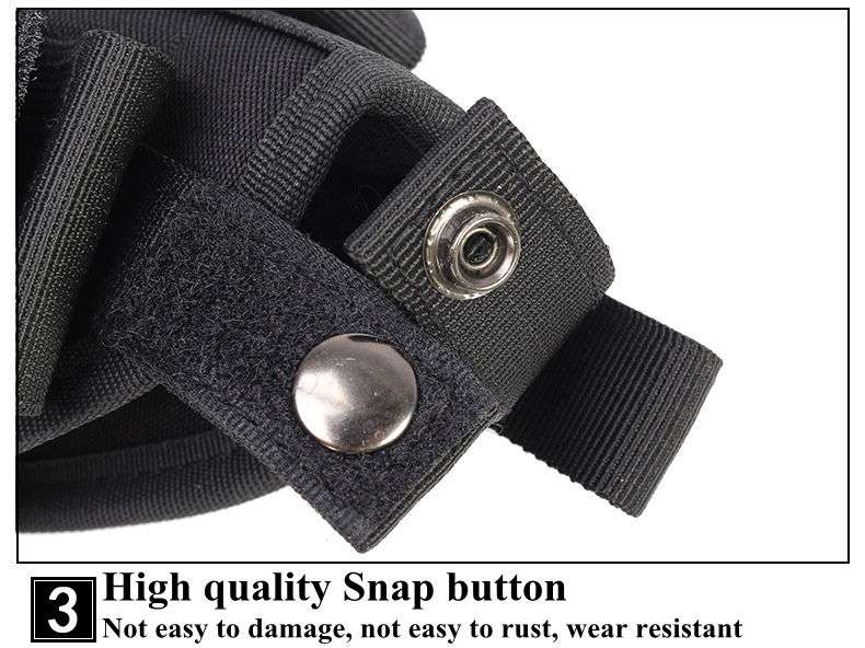 Drop Right Leg Gun Holster Gun Bag - BLACK