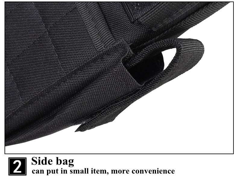 Drop Right Leg Gun Holster Gun Bag - BLACK