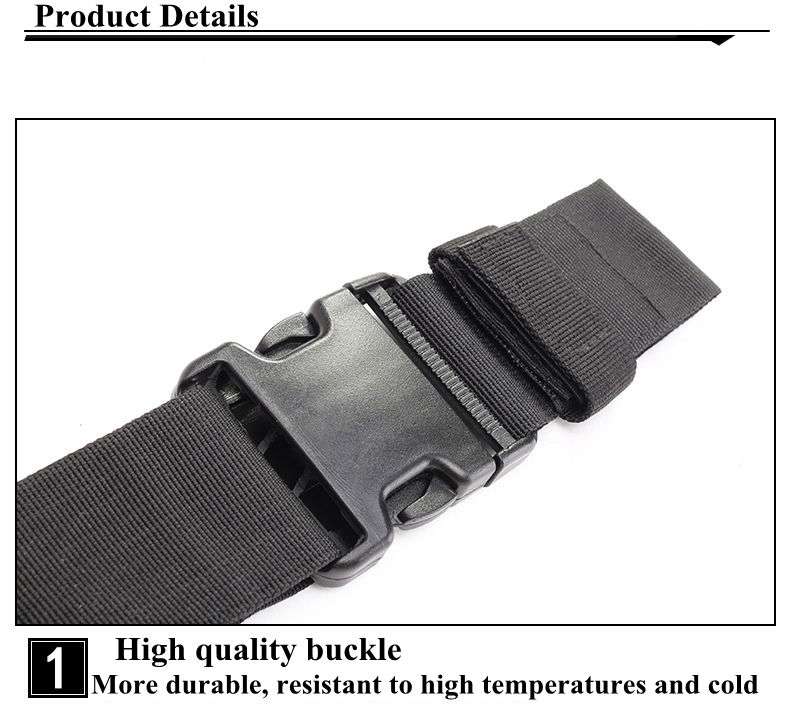 Drop Right Leg Gun Holster Gun Bag - BLACK