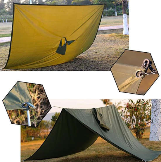 Camouflage Poncho -Raincoat #5