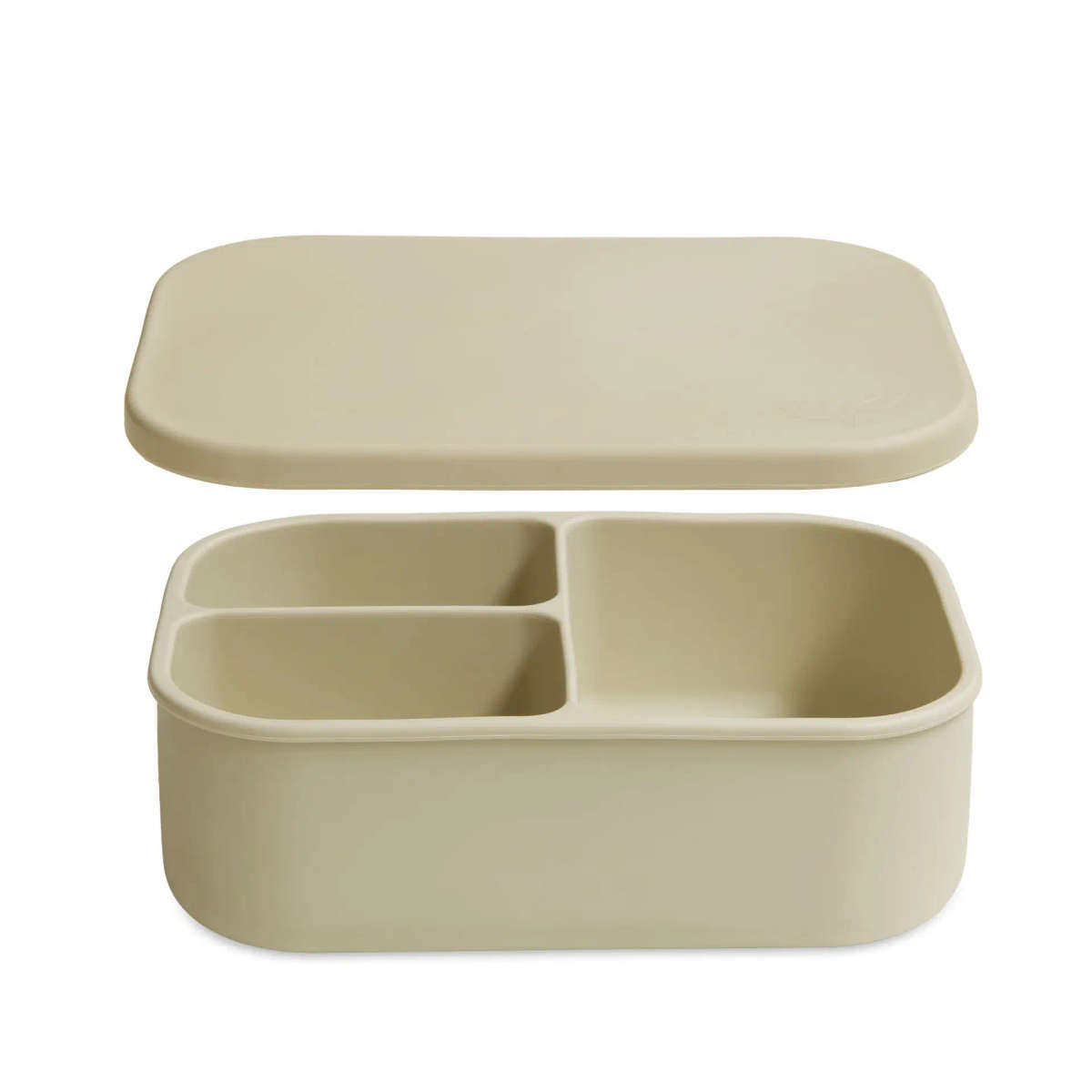 Silicone Bento Lunchbox -3 portion - Mushroom