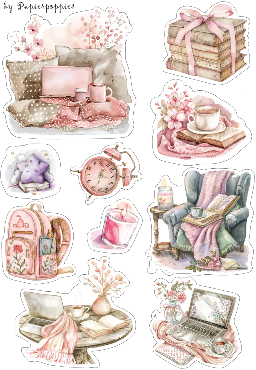 Retro Pink Stickers: Must-Have for Effortless Crafting