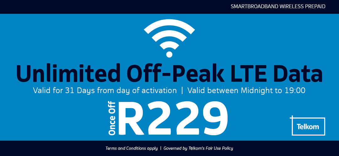 Unlimited Off-Peak Telkom LTE Data