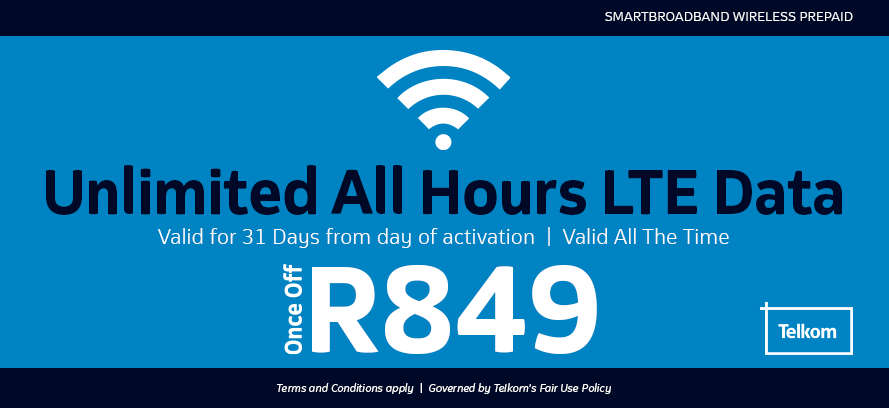 Unlimited All Hours Telkom LTE Data
