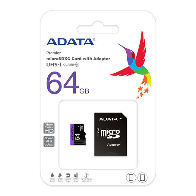 ADATA 64Gb miCroSD