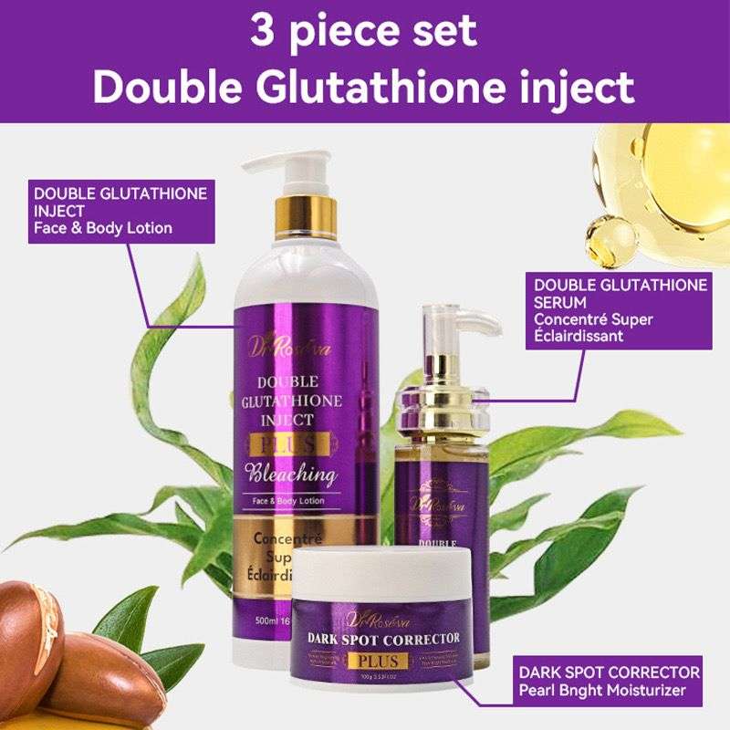 Dr. Roseva 3-Piece Set  Double Glutathione Inject Plus