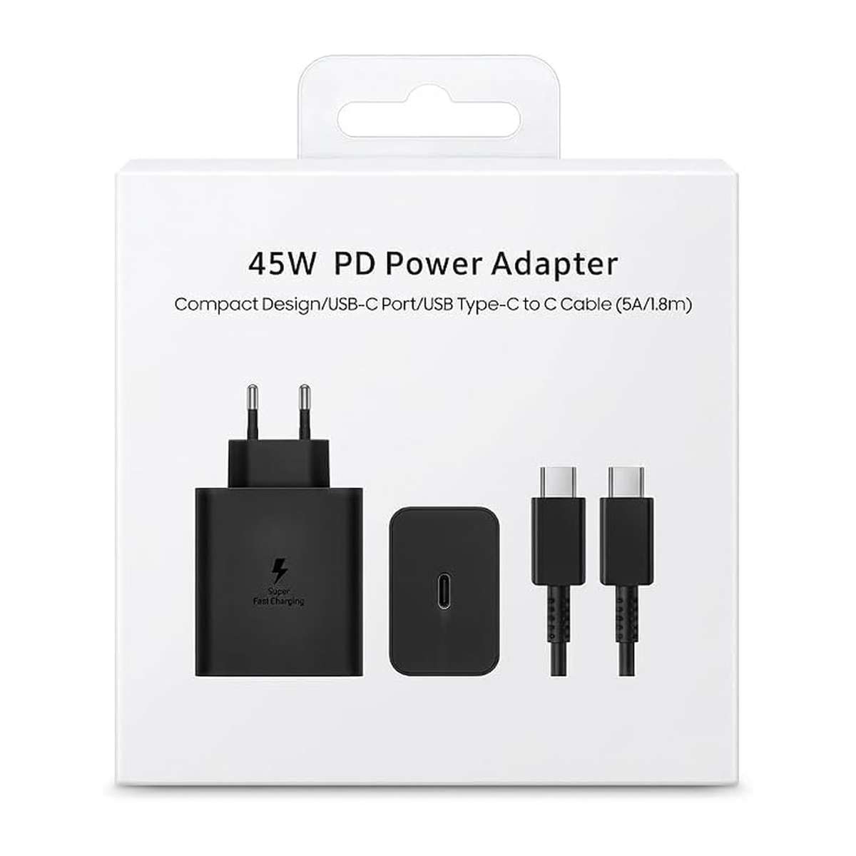 Gerlax A26T 45W USB-C PD Fast Charger + Cable