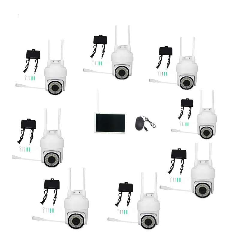 Aerbes AB-JK37 Ball Machine Wi-Fi Camera Set With Screen 8 Channel