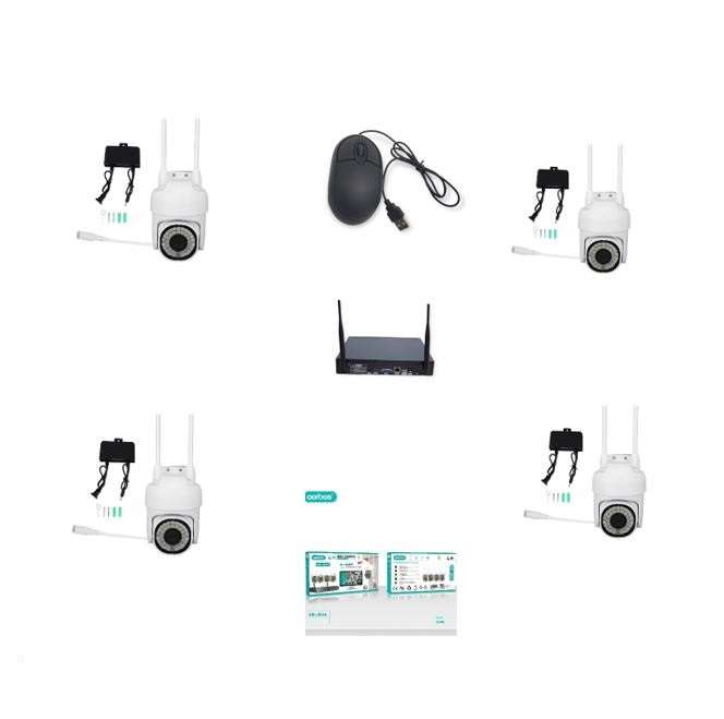 Aerbes AB-JK34 Ball Machine 4 Cameras NVR Set 4 Channel