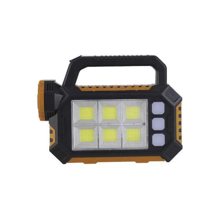 FA-8029-1-B Rechargeable Solar Powered 6COB + 1 LED Work Light
