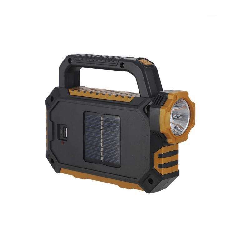 FA-8029-1-B Rechargeable Solar Powered 6COB + 1 LED Work Light