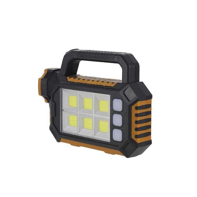 FA-8029-1-B Rechargeable Solar Powered 6COB + 1 LED Work Light