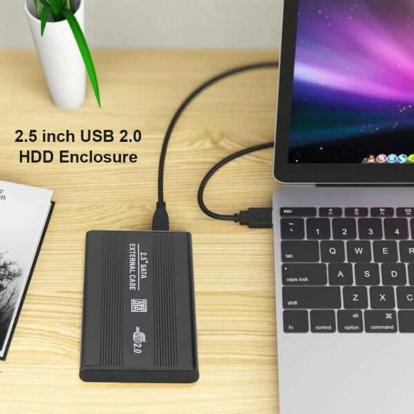 SATA 2.5 Inch. USB 2.0 SATA Hard Disk Drive External Enclosure Case