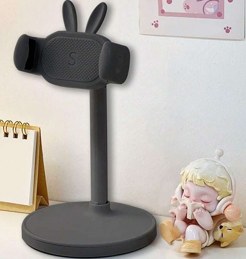 Aerbes AB-ZJ17 Adjustable Foldable Rabbit Ear Desktop Mobile Phone Holder