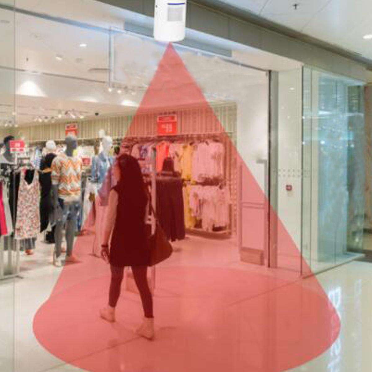 XF0539 Rechargeable Doorbell PIR Motion Sensor Detector Alert