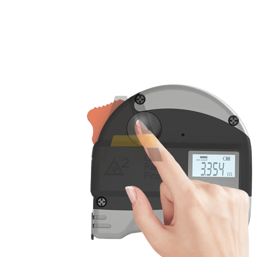 2 in 1 Laser Range Tape Measure