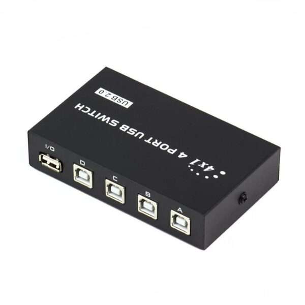 SE-L203 4 Ports USB 2.0 Sharing Switch Adapter Box For PC Scanner