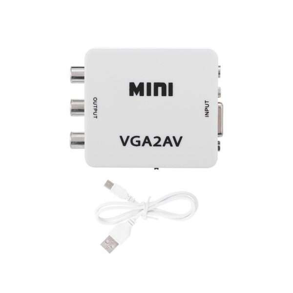 VGA To AV Converter Adapter