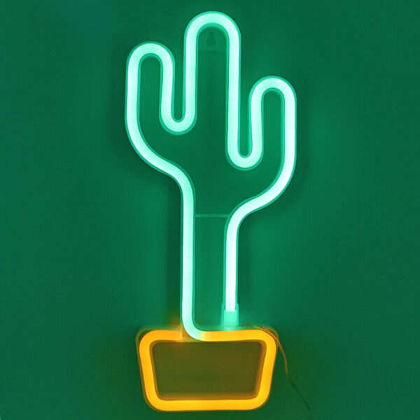 FA-A38 Plant Pot Cactus Neon Sign