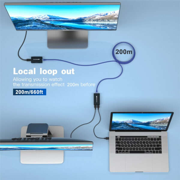 200m HDMI Over IP Extender