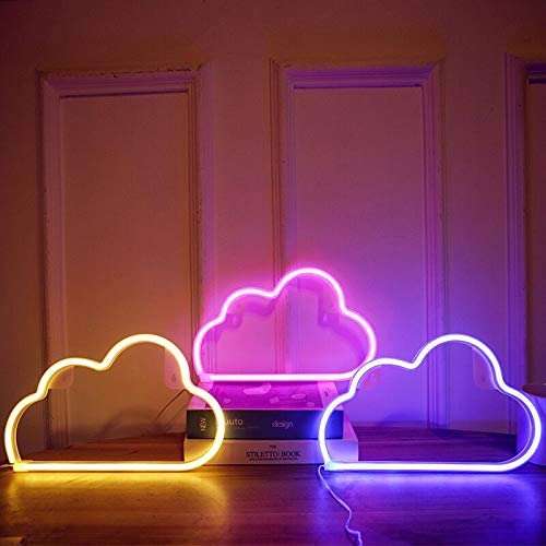 FA-A4 Floating Cloud Light Neon Sign USB And Battery Operated