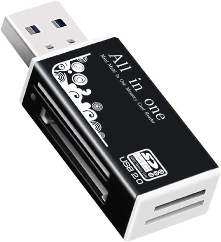 4 in 1 USB Card Reader. Reads SD, Micro SD, Pro Duo And; M2 Memory Cards