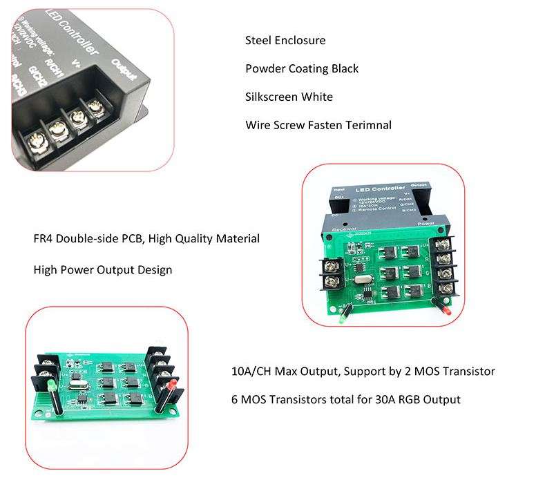 Aerbes AB-Z1095 Low Voltage LED 6 Key Touch Controller