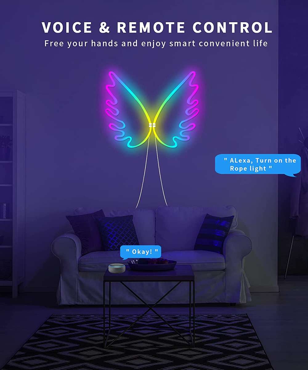 12V-6008 5M 12V RGB Bluetooth App Smart Control LED Bead Run Strip Light