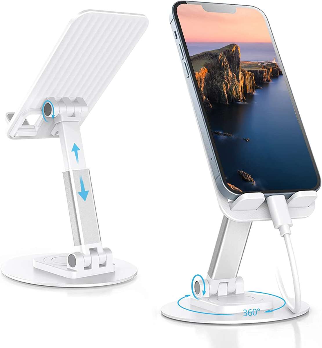 22A133 360° Rotating Foldable Lifting Phone Bracket