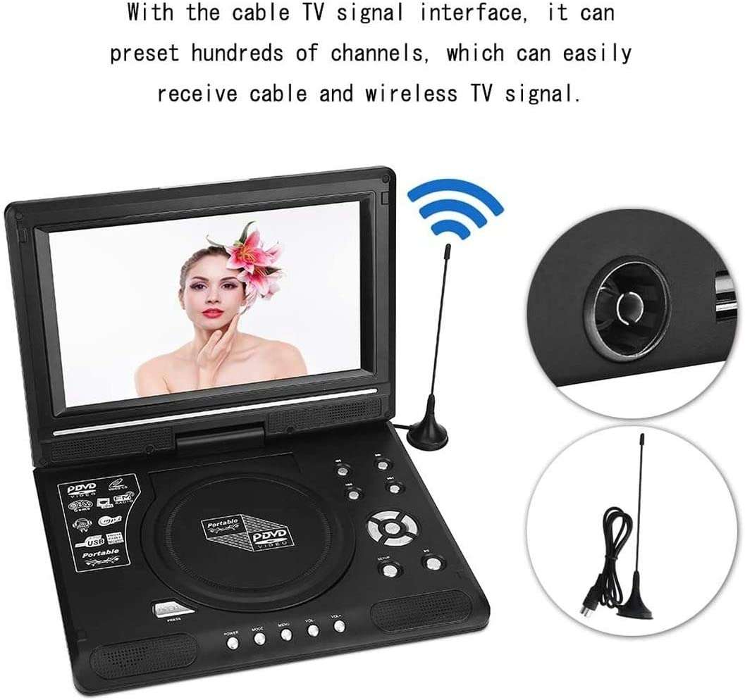 LMD-998 Portable HD DVD Player With LCD Screen With TV Tuner/Card Reader/USB/Game 9.8"