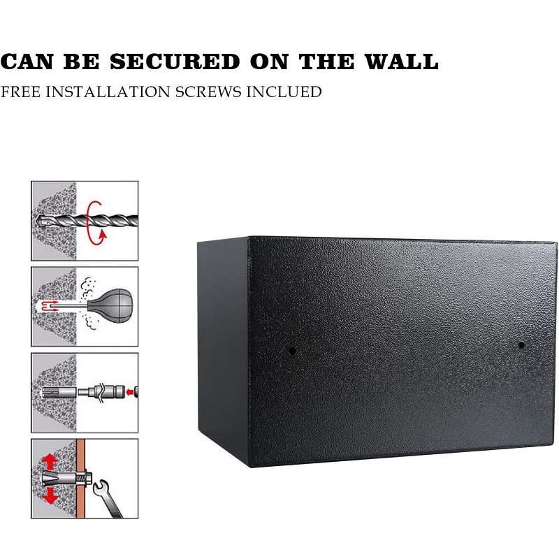 SE-144 Mini Safe With Key And Combination Lock 20E