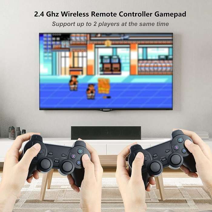 M8 2.4ghz Wireless TV Stick With 2 Game Controls