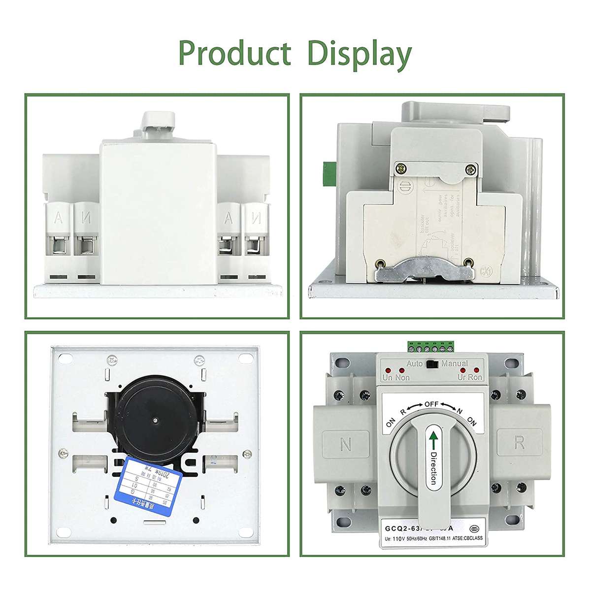 JG309 Dual Power Supply Automatic Transfer Switch A