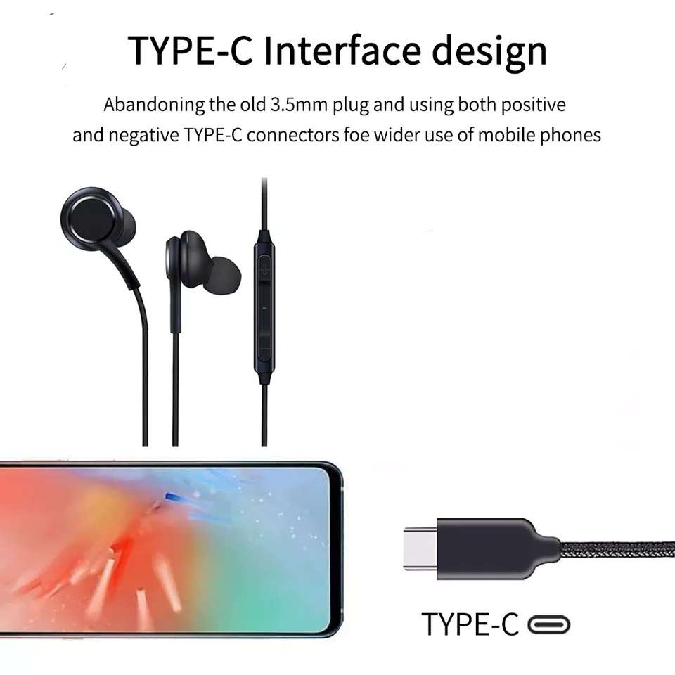 Treqa EP8802 Type C Copper Ring Earphones
