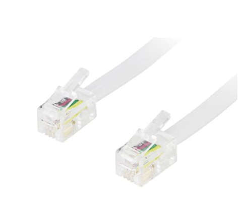 10M Black Or White Telephone Replacement Wire