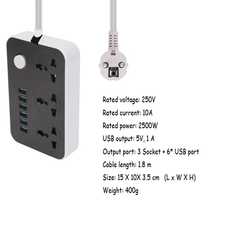 Multi-Port Fast Digital Charging Plug