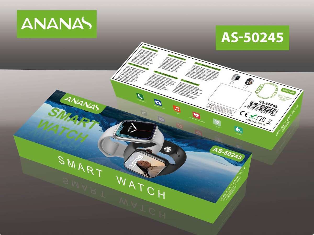 Ananas AS-50245 Fitness Tracker Bluetooth Smart Watch
