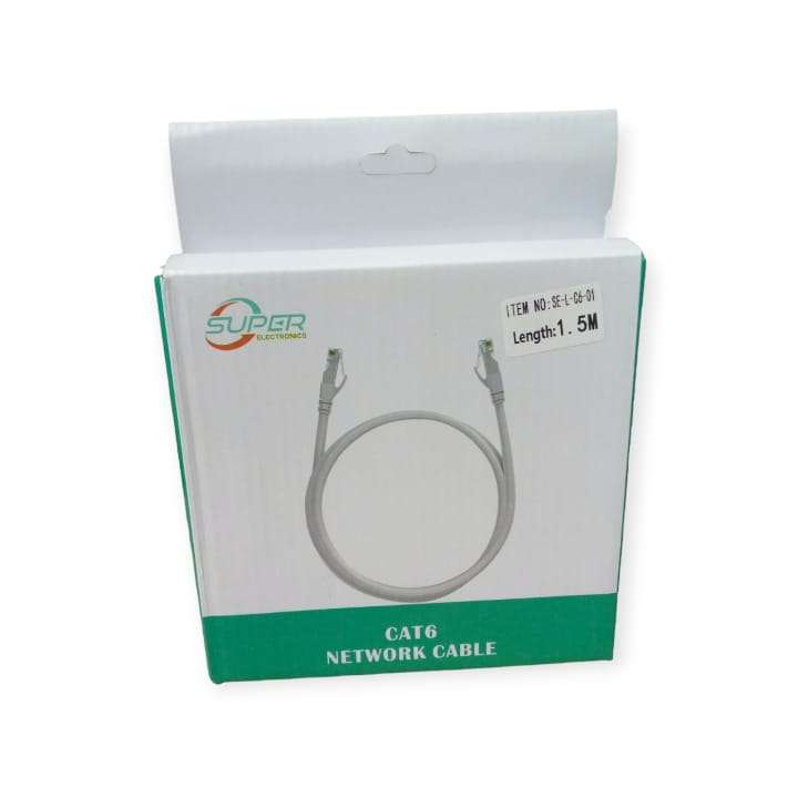SE-L-C6-01  Cat 6 Ethernet Cable 1.5M