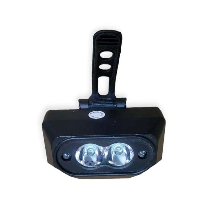 FA-909 Rechargeable Bicycle Front Light 2x XPE + 2x Red LED