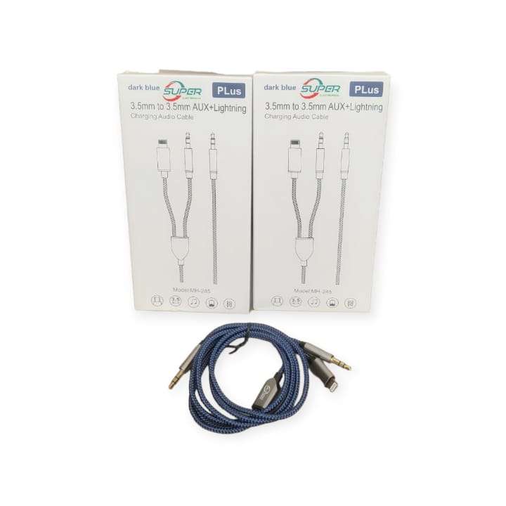 MH-245 3.5mm To 3.5mm Aux + Lightning Cable