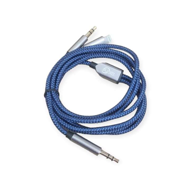 MH-245 3.5mm To 3.5mm Aux + Lightning Cable
