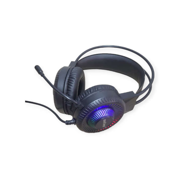 Aerbes AB-EJ13 Wired 3.5mm USB RGB Gaming Head Phone with Built In Microphone
