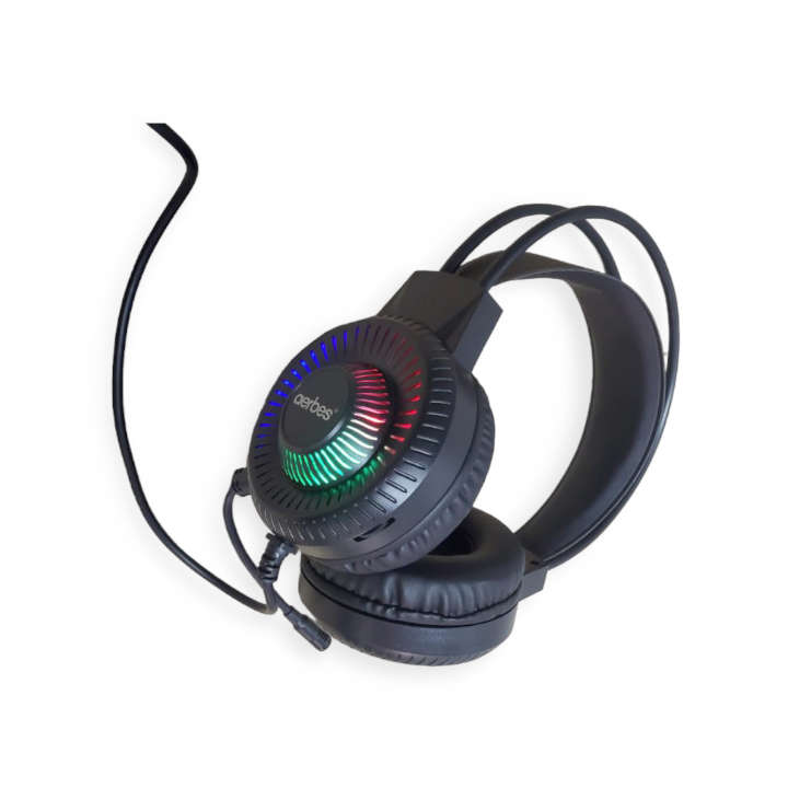 Aerbes AB-EJ13 Wired 3.5mm USB RGB Gaming Head Phone with Built In Microphone